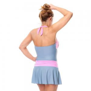 Kesvir womens pink and grey back 3