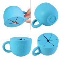 Tasse anti renversement en silicone 1