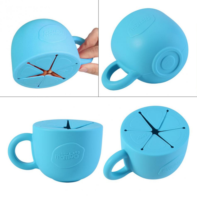 Tasse anti renversement en silicone 1
